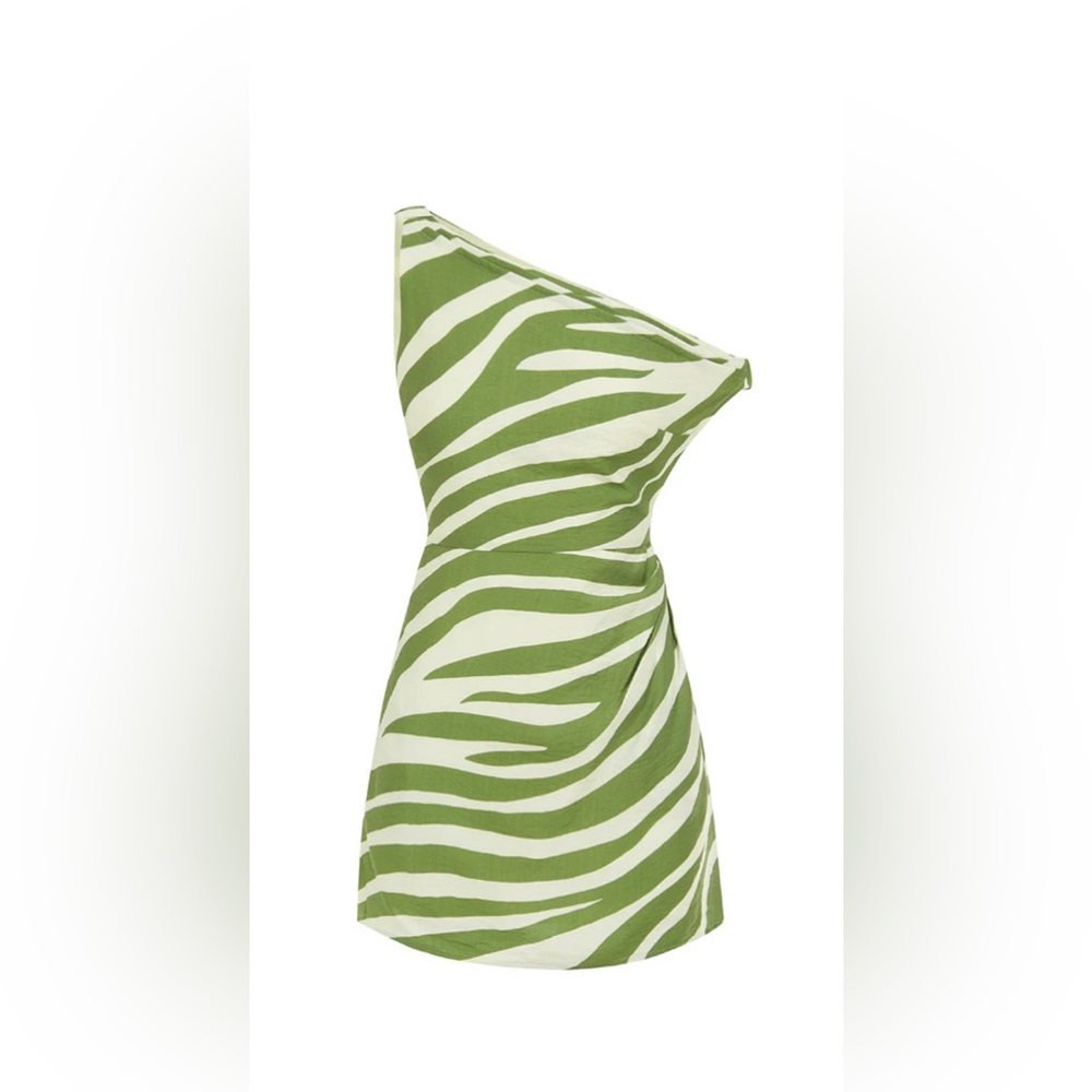 Runaway The Label Stefani Mini Dress Khaki - xs - Picture 3 of 6